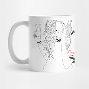 Super Girl peace Mug